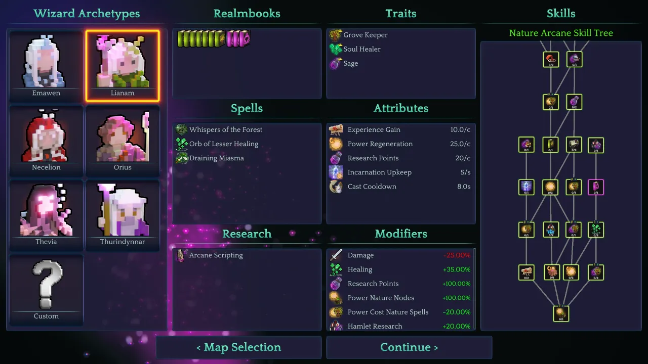 Heart of Muriet — Skill Tree